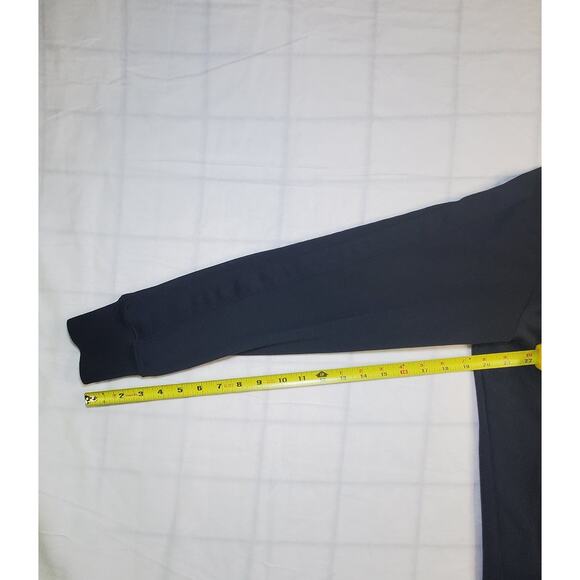 Nike Size M Golf Jacket Mens Black Standard Fit Hoodie Full Zip Long Sleeve Ca9 - Picture 5 of 8